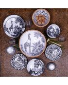 Set di 6 tazze Savana in porcellana nera - 8,5×10 cm