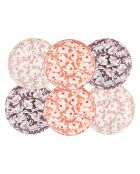 Ophelia 18-teiliges rosafarbenes Porzellanset