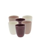 Terra 30-teiliges rosafarbenes Keramikset