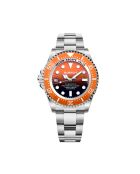 Tabarca Herren-Automatikuhr aus silbernem Stahl