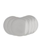 Set Terre de Sienne in ceramica grigio/bianca da 30 pezzi