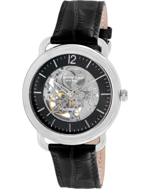 Kenneth Cole schwarze automatische Herrenuhr