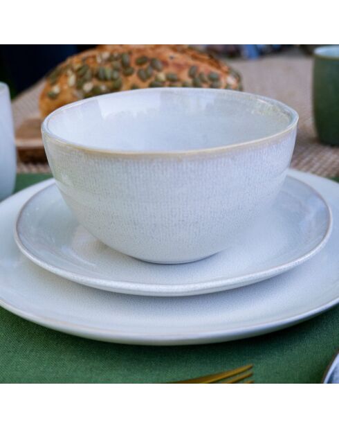 Lot de 6 bols Mila en céramique verts - 14,2×7,7cm