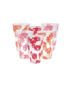 Set mit 6 Glasgläsern Ophelia, 350 ml, rosa