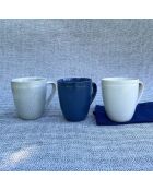 Set di 6 tazze Oia in ceramica blu - 8,3×10 cm