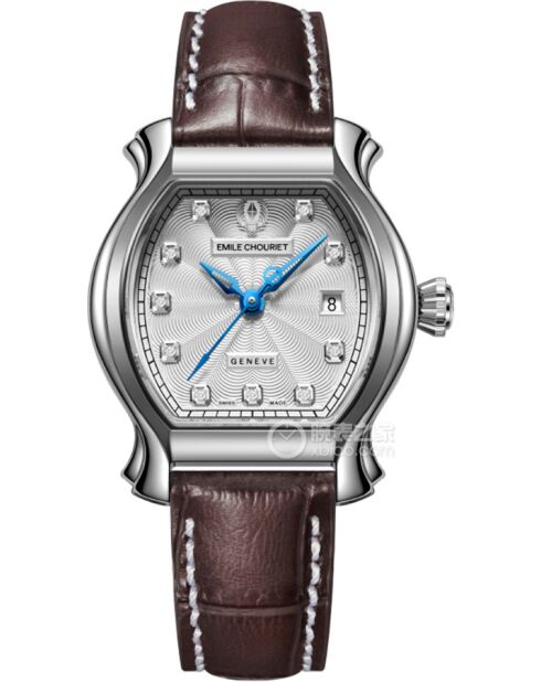 Emile 27.2 mechanisch herenhorloge van bruin staal