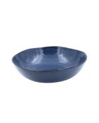 Saladier Oia en céramique bleu - 22×5,8cm