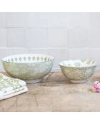 Set di 6 piatti da minestra Soliman in porcellana verde - 21x7 cm