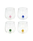 Set van 4 veelkleurige glazen Gaia - 500 ml