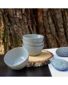 Set de vajilla Galet de cerámica gris de 32 piezas