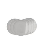 Set in ceramica grigio/bianco Terre de Sienne 18 pezzi