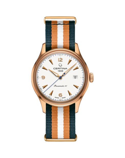 Certina Automatikuhr aus blau/weißem Stahl für Herren