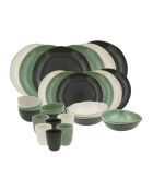 Mila 30-teiliges grünes Keramikset