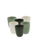 Mila 30-teiliges grünes Keramikset