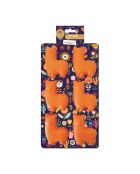 Molde Happy Cake 6 minillamas de silicona naranja, 30 x 16,5 x 3 cm