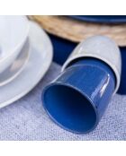 Set di 6 tazze Oia in ceramica blu - 7,3×8,5cm