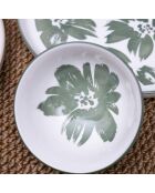 Lot de 6 petits bols Hanae en porcelaine rose/beige/vert - 10,5x5,5 cm