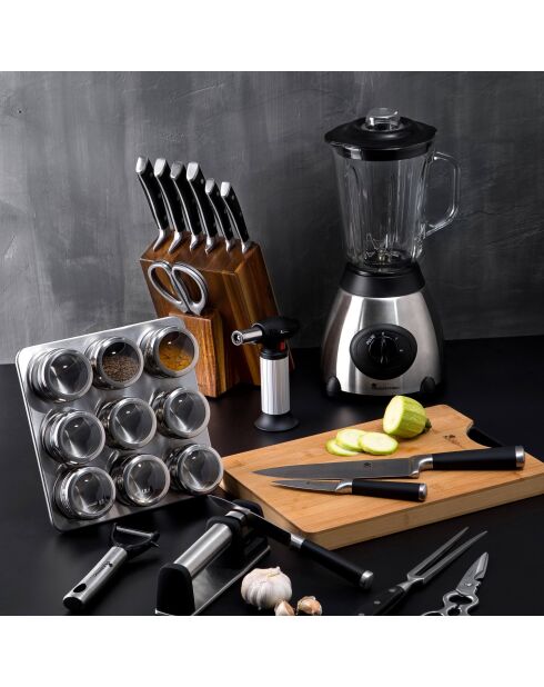 Éplucheur multiple pour les Foodies noir