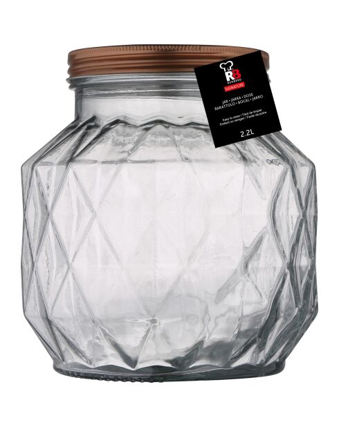 Bocal transparent - 2,2 L