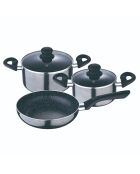 Utensilios de cocina negros de 5 piezas