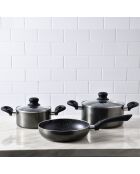 Utensilios de cocina negros de 5 piezas