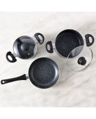 Utensilios de cocina negros de 5 piezas