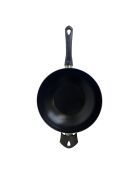 Set van 2 blauwe potten met deksel + wok