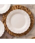 Weißes Tafelservice - 24 Stück