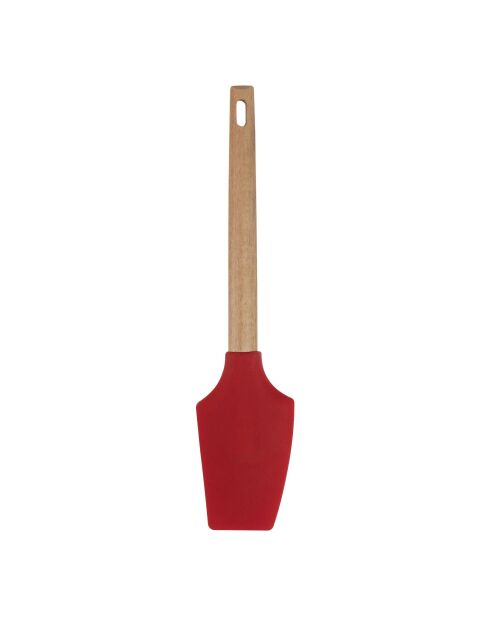 Lot de 2 Ustensiles de cuisine : cuillère et spatule rouge