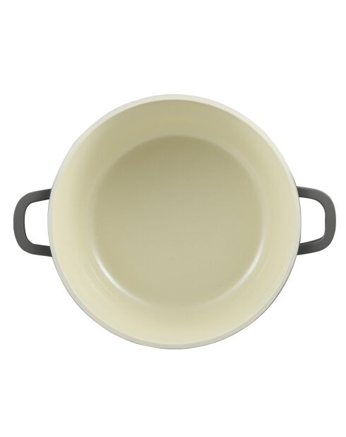 Stoofpot met grijs deksel - D. 24 x 11 cm