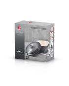 Stoofpot met grijs deksel - D. 24 x 11 cm