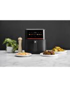 Lot de Friteuse à air Excellence 2200 watts noire/ rouge - 6,5 L