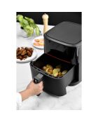 Lot de Friteuse à air Excellence 2200 watts noire/ rouge - 6,5 L