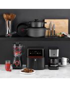 Lot de Friteuse à air Excellence 2200 watts noire/ rouge - 6,5 L