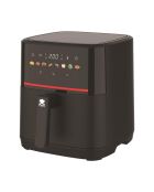 Lot de Friteuse à air Excellence 2200 watts noire/ rouge - 6,5 L