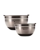 2 Schalen und 2 Deckel für schwarze Feinschmecker von MasterPro — D. 20x24cm