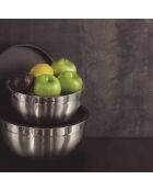 2 Schalen und 2 Deckel für schwarze Feinschmecker von MasterPro — D. 20x24cm