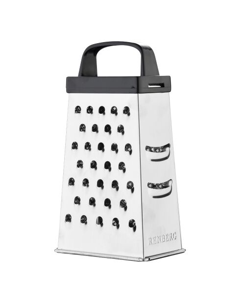 Râpe à 4 faces gris/ noir - D. 8,9x6,4x16,5cm