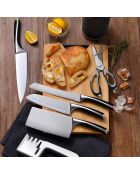 Pelador MasterPro Elegance plateado - D.10 cm