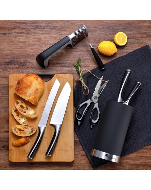 Pelador MasterPro Elegance plateado - D.10 cm