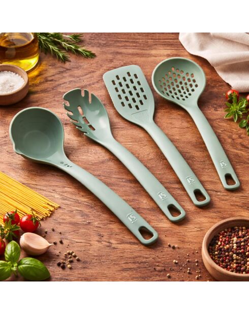 Lot de 4 Ustensiles de cuisine verts