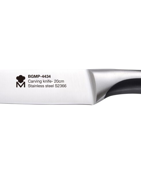 Couteau à pain élégance MasterPro argenté - D. 20 cm