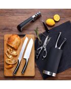 Couteau à pain élégance MasterPro argenté - D. 20 cm