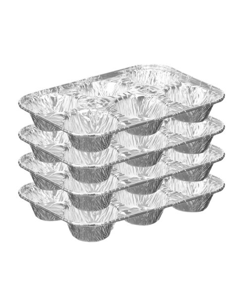 Set aus 4 Formen mit 6 Chromhohlräumen - D. 7 cm