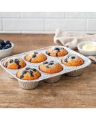 Set aus 4 Formen mit 6 Chromhohlräumen - D. 7 cm