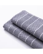 Set de 2 paños de cocina grises
