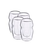Lot de 4 Verres à liqueur transparents - 50 ml