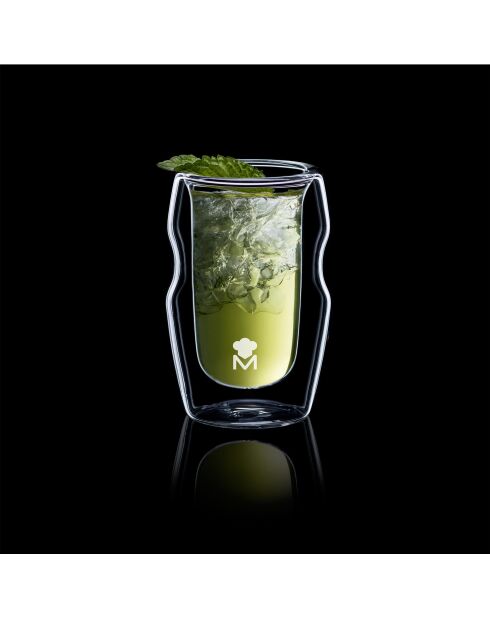 Lot de 4 Verres à liqueur transparents - 50 ml