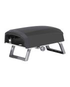 Horno giratorio para pizza a gas negro - D. 32,5×32,5 cm