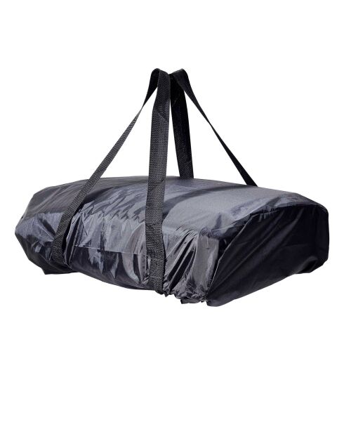 Horno giratorio para pizza a gas negro - D. 32,5×32,5 cm